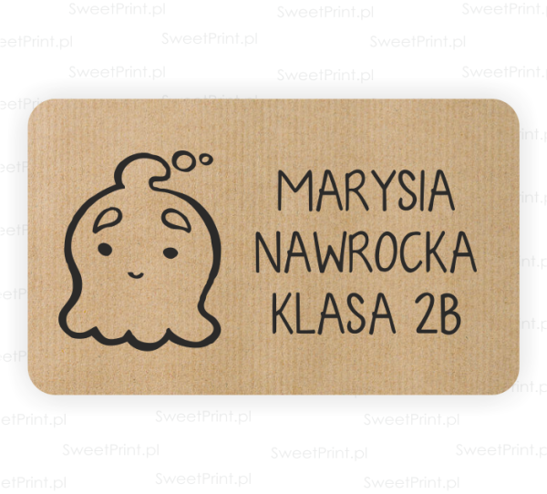 naklejki szkolne / naklejki na zeszyty i książki dla dzieci - SweetPrint.pl