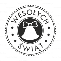 Stempel świąteczny  z dzwonkiem