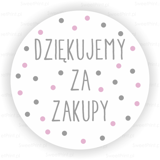 naklejki dziękujemy za zakupy