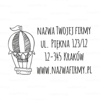 Stempel -  wizytówka  BALOON
