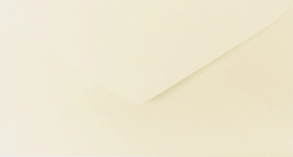 Koperta DL 110 g, kolor ecru avorio - do zaproszeń ślubnych