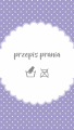 wizytówka etykieta drukowana do oznaczania produktów handmade / przepis prania ręcznego