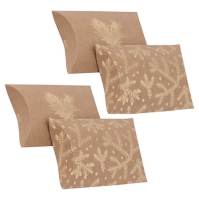 Pudełka tekturowe 4 szt  GAŁĄZKI 10x11 cm 