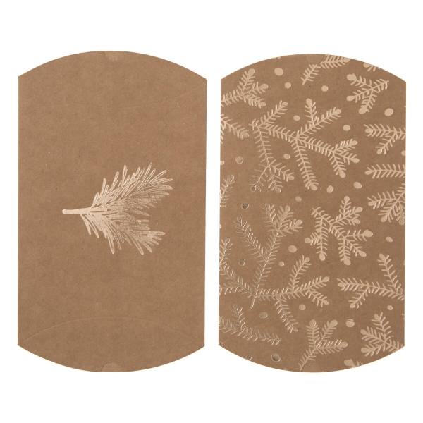 Świąteczne pudełka motywem złotych gałązek - SweetPrint.pl