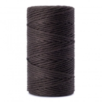 Sznurek bawełniany  CIEMNY BRĄZOWY