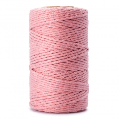 Sznurek ozdobny, bawełniany RÓŻOWY - SweetPrint.pl