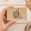 Stempel z napisem MADE WITH LOVE - SweetPrint.pl