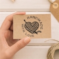 Stempel z napisem HANDMADE WITH LOVE - SweetPrint.pl