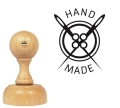 Stempel z napisem HANDMADE - SweetPrint.pl