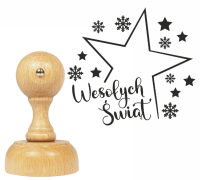 Stempel świąteczny - GWIAZDA