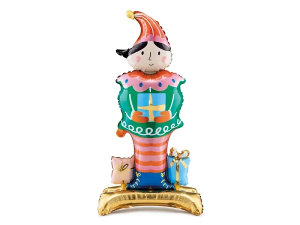 Balon foliowy w kształcie świątecznego elfa - SweetPrint.pl