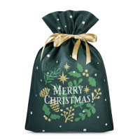 Ekologiczny worek na prezenty MERRY CHRISTMAS 30x45 cm