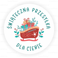 Naklejki  ŚWIĄTECZNA PRZESYŁKA