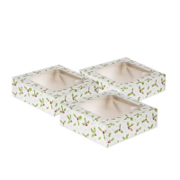 Świąteczne pudełko z okienkiem 