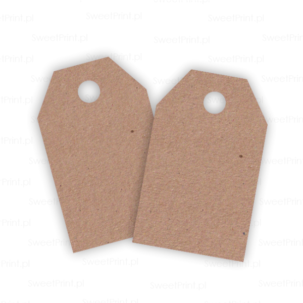 tagi eko / zawieszki z papieru kraft / zawieszki eko - SweetPrint.pl