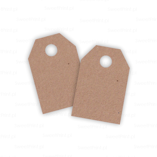 tagi eko / zawieszki z papieru kraft / zawieszki eko - SweetPrint.pl