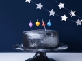 Świeczki urodzinowe na tort  - kosmos - SweetPrint.pl