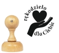 Stempel , pieczątka RĘKODZIEŁO DLA CIEBIE - SweetPrint.pl