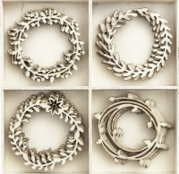 Drewniane kształty / scrapki - WIANKI