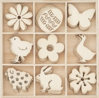 Drewniane kształty / scrapki - WIELKANOC