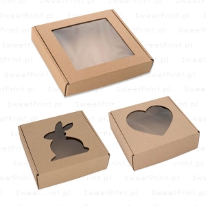 PUDEŁKO Z OKIENKIEM  11x11x3 cm / 500 sztuk