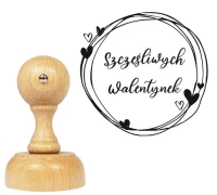 Stempel / pieczątka SZCZĘŚLIWYCH WALENTYNEK