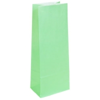 Torebka papierowa  pastelowa ZIELONA