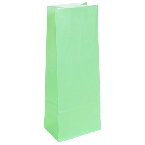 Mała papierowa torebka w kolorze zielonym - SweetPrint.pl