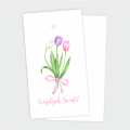 Wielkanocne zawieszki z bukietem tulipanów  - SweetPrint.pl