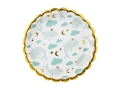 Papierowe talerzyki z wielorybami - SweetPrint.pl