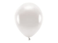 Balon EKO 30cm metalizowany PERŁOWY