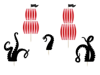 Pikery / dekoracje do babeczek PIRACI