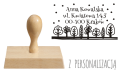 zimowy stempel adresowy