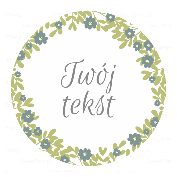 NAKLEJKI  z kwiatami do kopert i zaproszeń