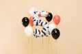 Duży balon foliowy cyfra 5, zebra - SweetPrint.pl
