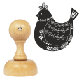 Stempel wielkanocny z kurką - SweetPrint.pl
