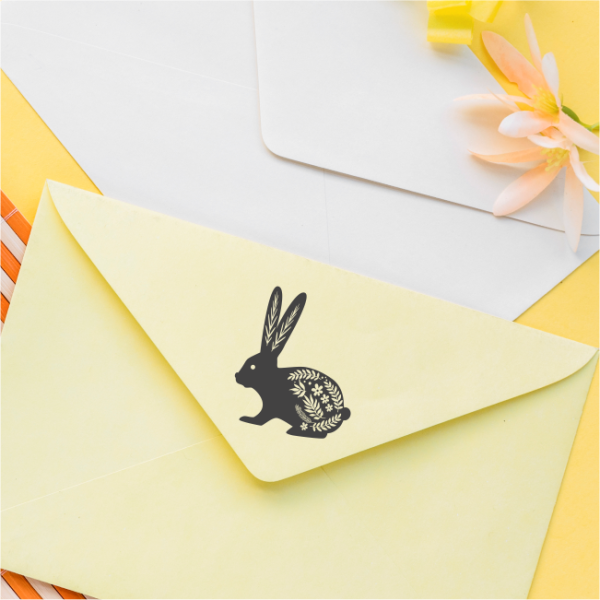 Stempel wielkanocny z zającem - Sweetprint.pl