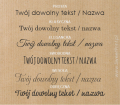 propozycje czcionek - SweetPrint.pl