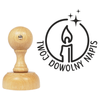 Personalizowany stempel do oznaczania świec