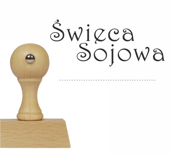 Stempel do oznaczania etykiet i opakowań na świece - SweetPrint.pl