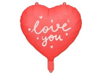 Balon foliowy Serce "love you"