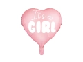 balon foliowy SERCE - It's a girl - SweetPrint.pl