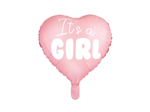 balon foliowy SERCE - It's a girl - SweetPrint.pl