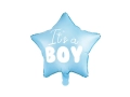 balon foliowy GWIAZDKA - It's a boy - SweetPrint.pl