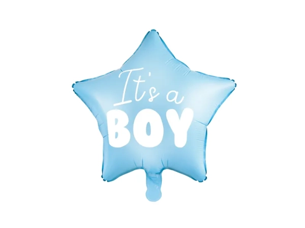 balon foliowy GWIAZDKA - It's a boy - SweetPrint.pl