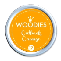 Tusz do stempli WOODIES  NEONOWY POMARAŃCZOWY