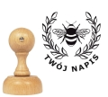 Personalizowany stempel dla pszczelarza - SweetPrint.pl