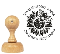 Personalizowany stempel PSZCZOŁA I SŁONECZNIK