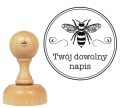 Personalizowany stempel z pszczołą - SweetPrint.pl