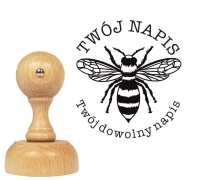Personalizowany stempel PSZCZOŁA